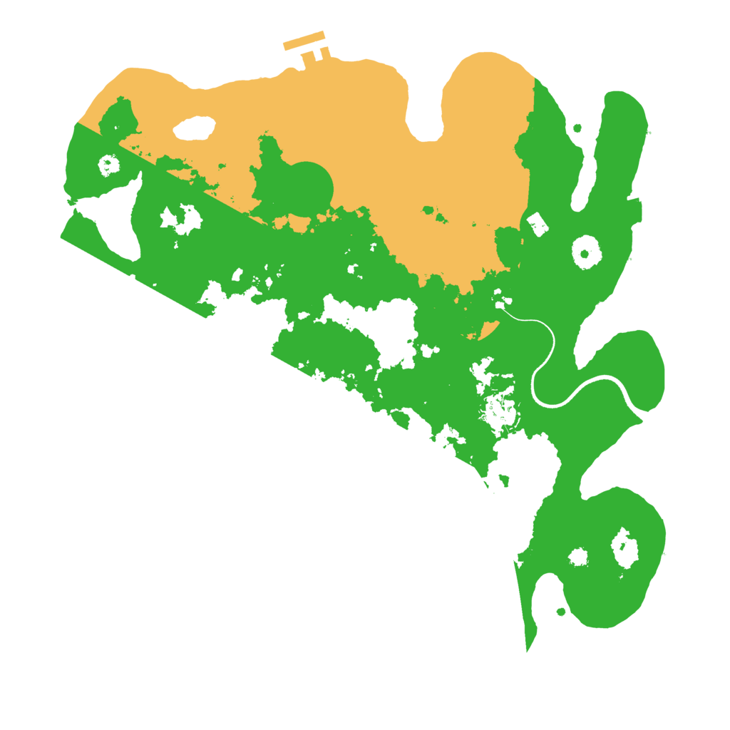 Biome Rust Map: Procedural Map, Size: 3500, Seed: 362604730