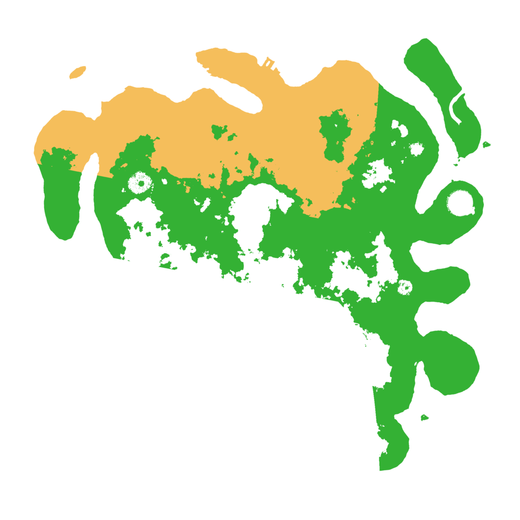 Biome Rust Map: Procedural Map, Size: 3550, Seed: 6738