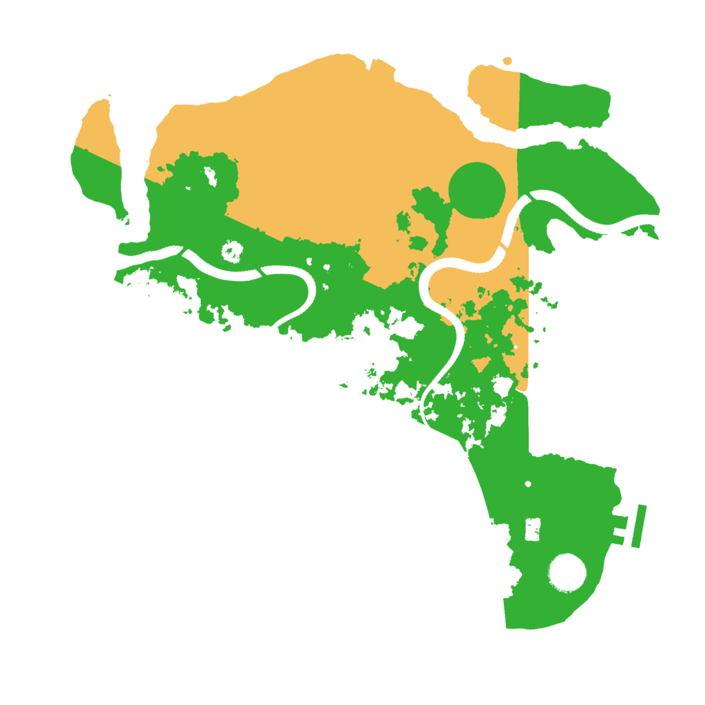 Biome Rust Map: Procedural Map, Size: 3300, Seed: 251116