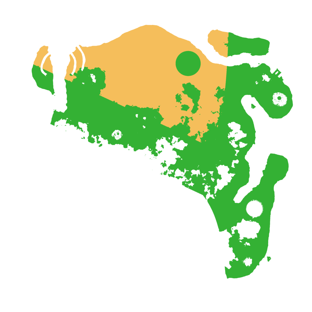 Biome Rust Map: Procedural Map, Size: 3300, Seed: 251116