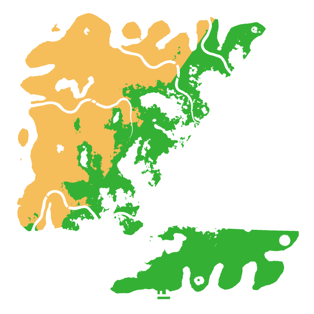 Biome Rust Map: Procedural Map, Size: 5000, Seed: 1363862902