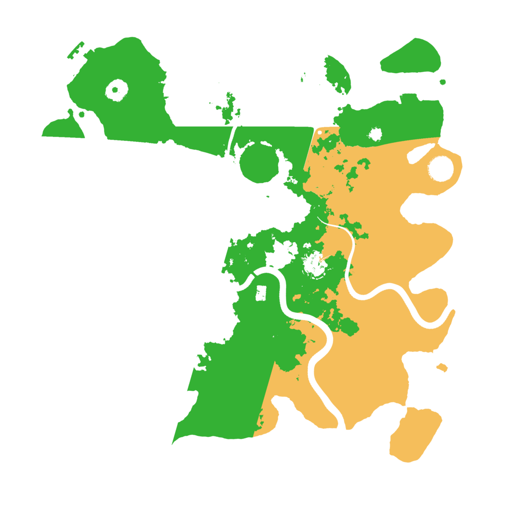 Biome Rust Map: Procedural Map, Size: 3500, Seed: 1150397105