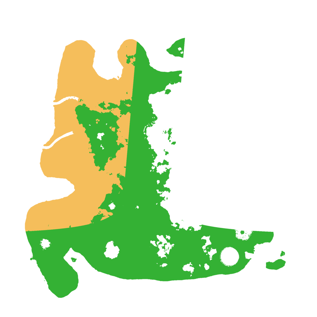 Biome Rust Map: Procedural Map, Size: 3000, Seed: 9791