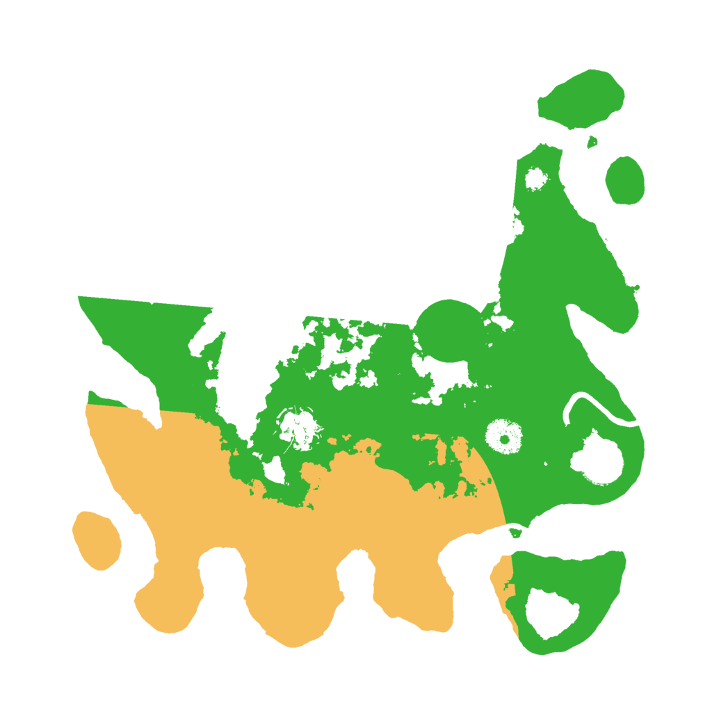 Biome Rust Map: Procedural Map, Size: 3000, Seed: 25351