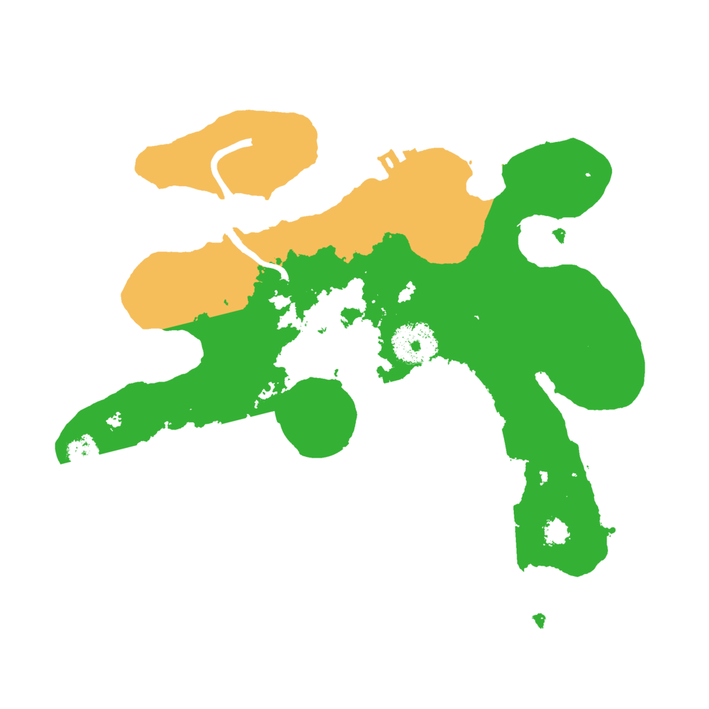 Biome Rust Map: Procedural Map, Size: 2500, Seed: 770263190