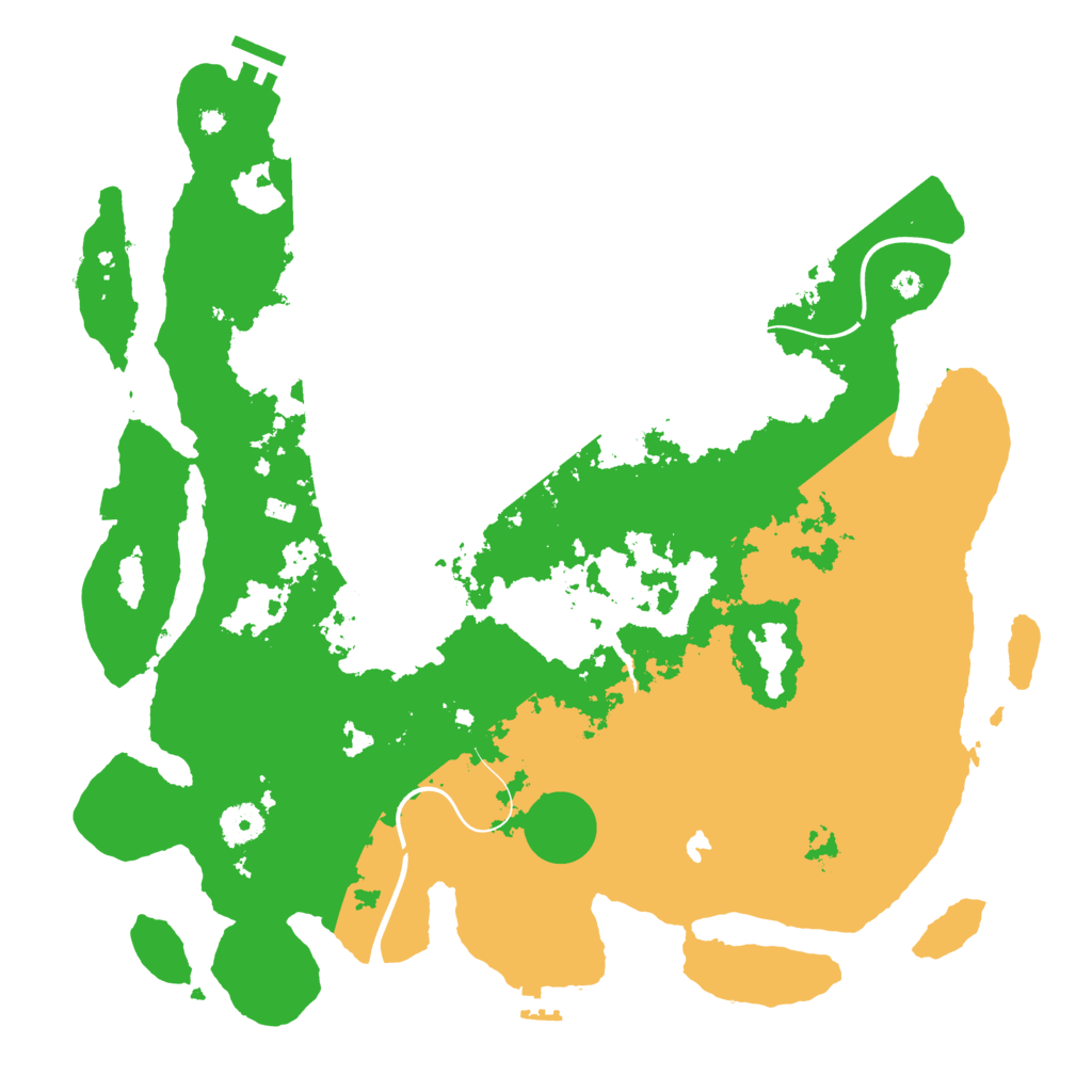 Biome Rust Map: Procedural Map, Size: 4000, Seed: 5646589
