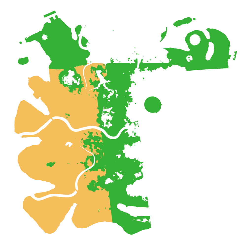 Biome Rust Map: Procedural Map, Size: 4096, Seed: 1054481110