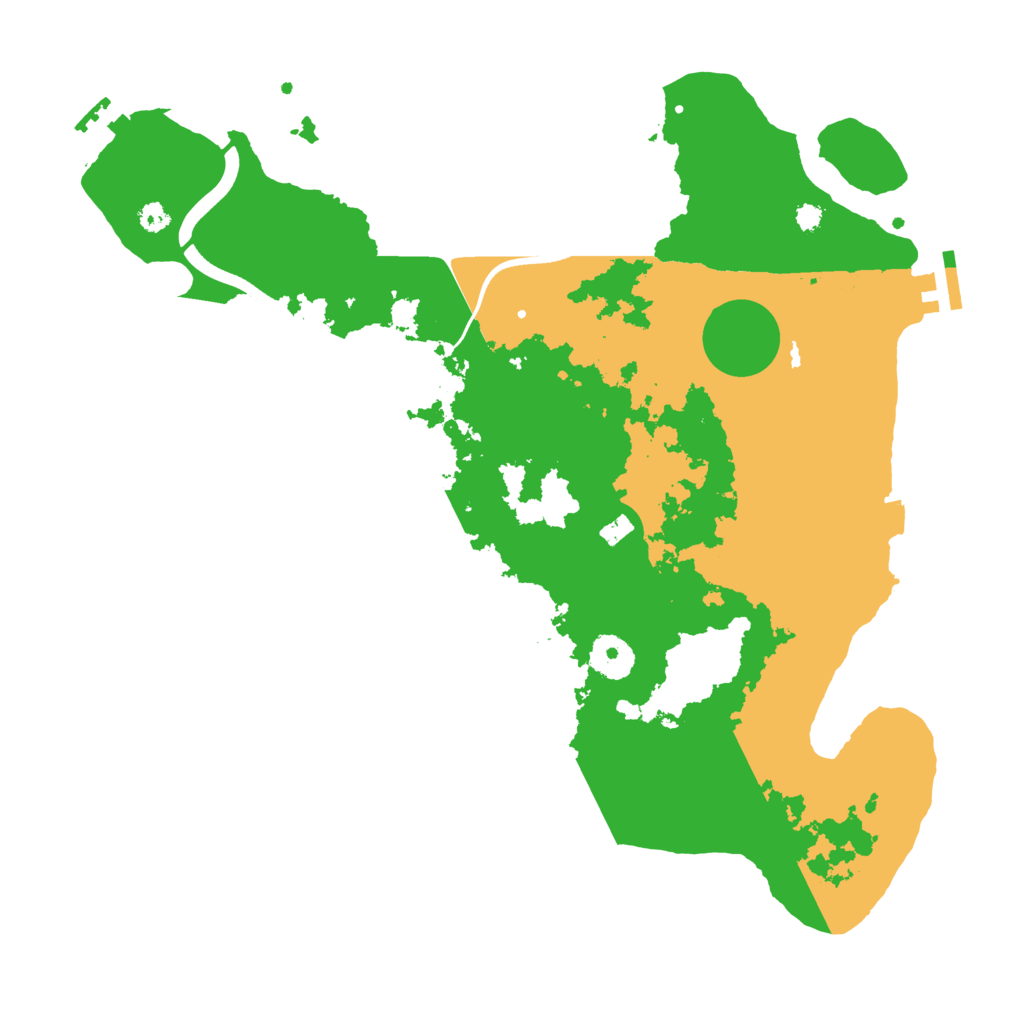 Biome Rust Map: Procedural Map, Size: 3500, Seed: 1615692462
