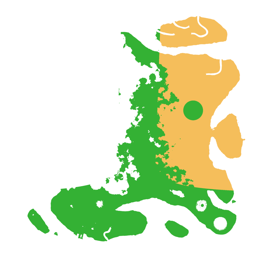 Biome Rust Map: Procedural Map, Size: 3500, Seed: 1245682168