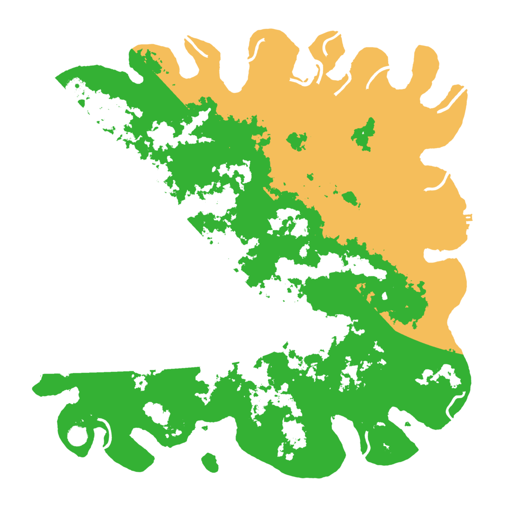 Biome Rust Map: Procedural Map, Size: 4500, Seed: 8311024