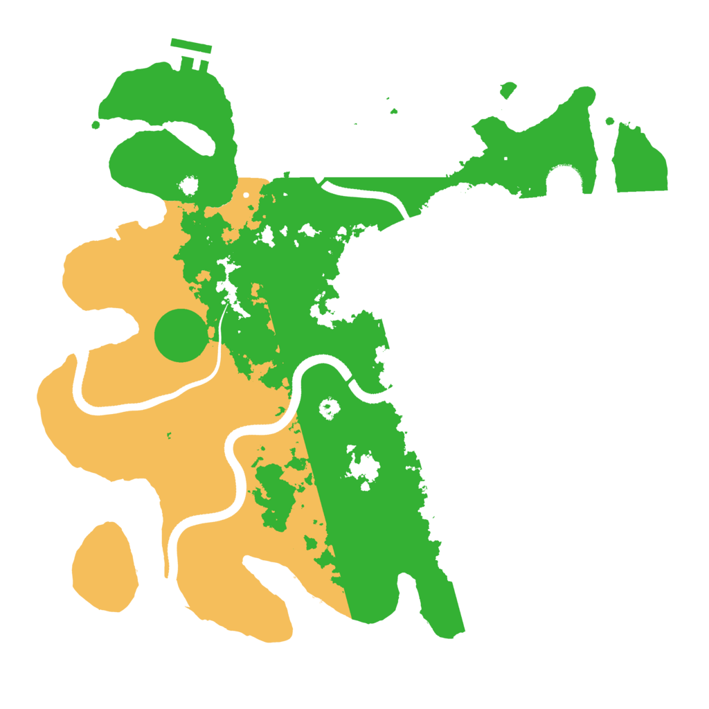 Biome Rust Map: Procedural Map, Size: 3500, Seed: 175194865