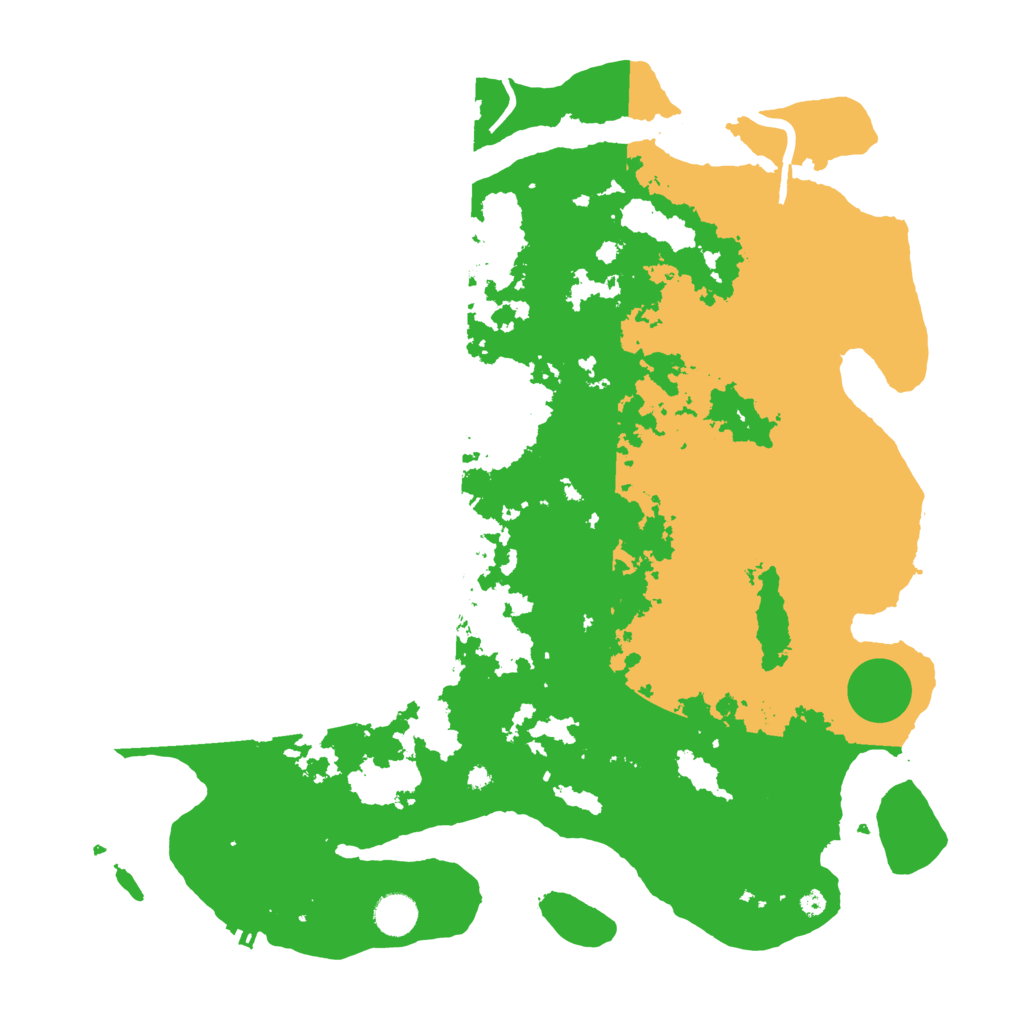 Biome Rust Map: Procedural Map, Size: 4200, Seed: 1245682168