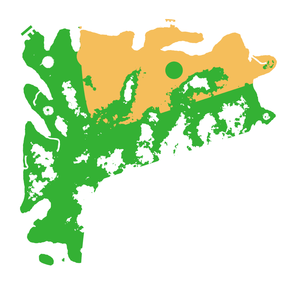 Biome Rust Map: Procedural Map, Size: 4500, Seed: 677111709