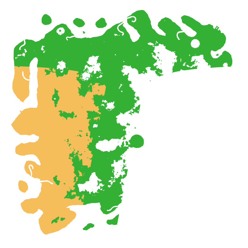 Biome Rust Map: Procedural Map, Size: 4900, Seed: 90400