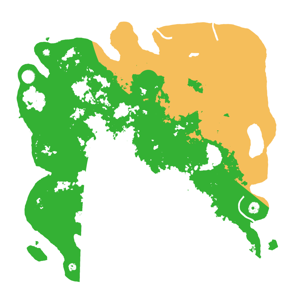 Biome Rust Map: Procedural Map, Size: 4000, Seed: 227899252