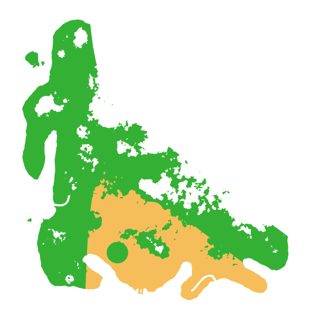 Biome Rust Map: Procedural Map, Size: 3950, Seed: 1998435395