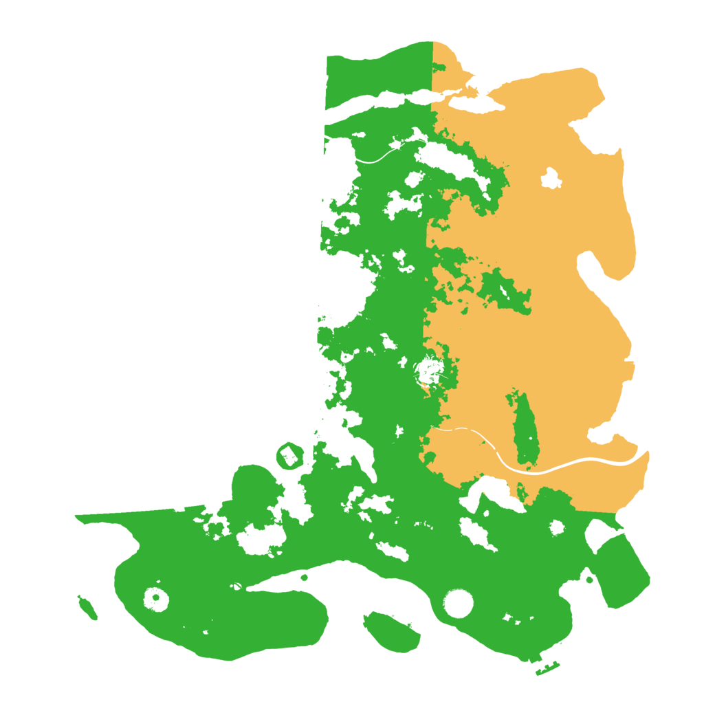 Biome Rust Map: Procedural Map, Size: 4250, Seed: 1245682168
