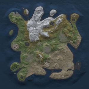 Thumbnail Rust Map: Procedural Map, Size: 3000, Seed: 290524952, 15 Monuments