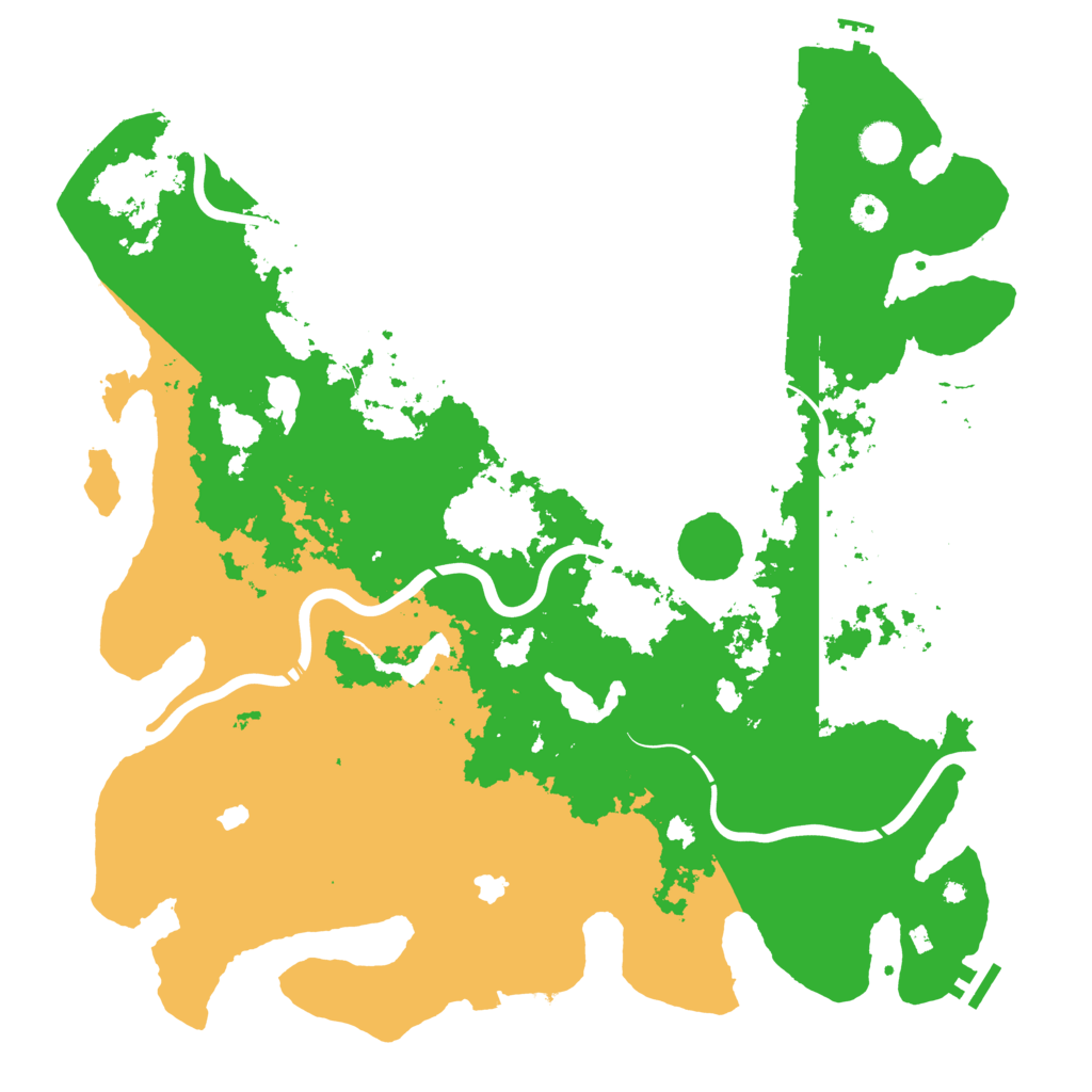 Biome Rust Map: Procedural Map, Size: 4500, Seed: 349210635