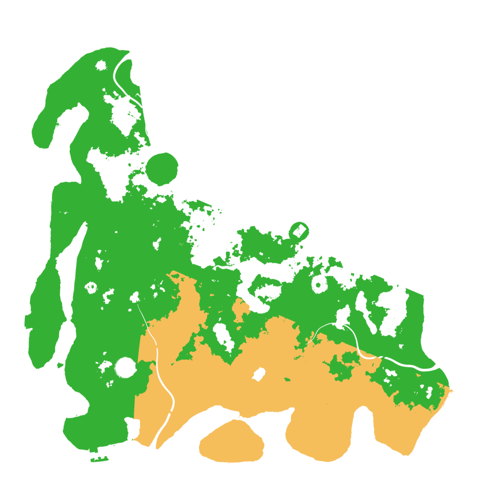 Biome Rust Map: Procedural Map, Size: 4250, Seed: 157416122