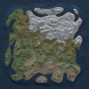 Thumbnail Rust Map: Procedural Map, Size: 4250, Seed: 157416122, 20 Monuments