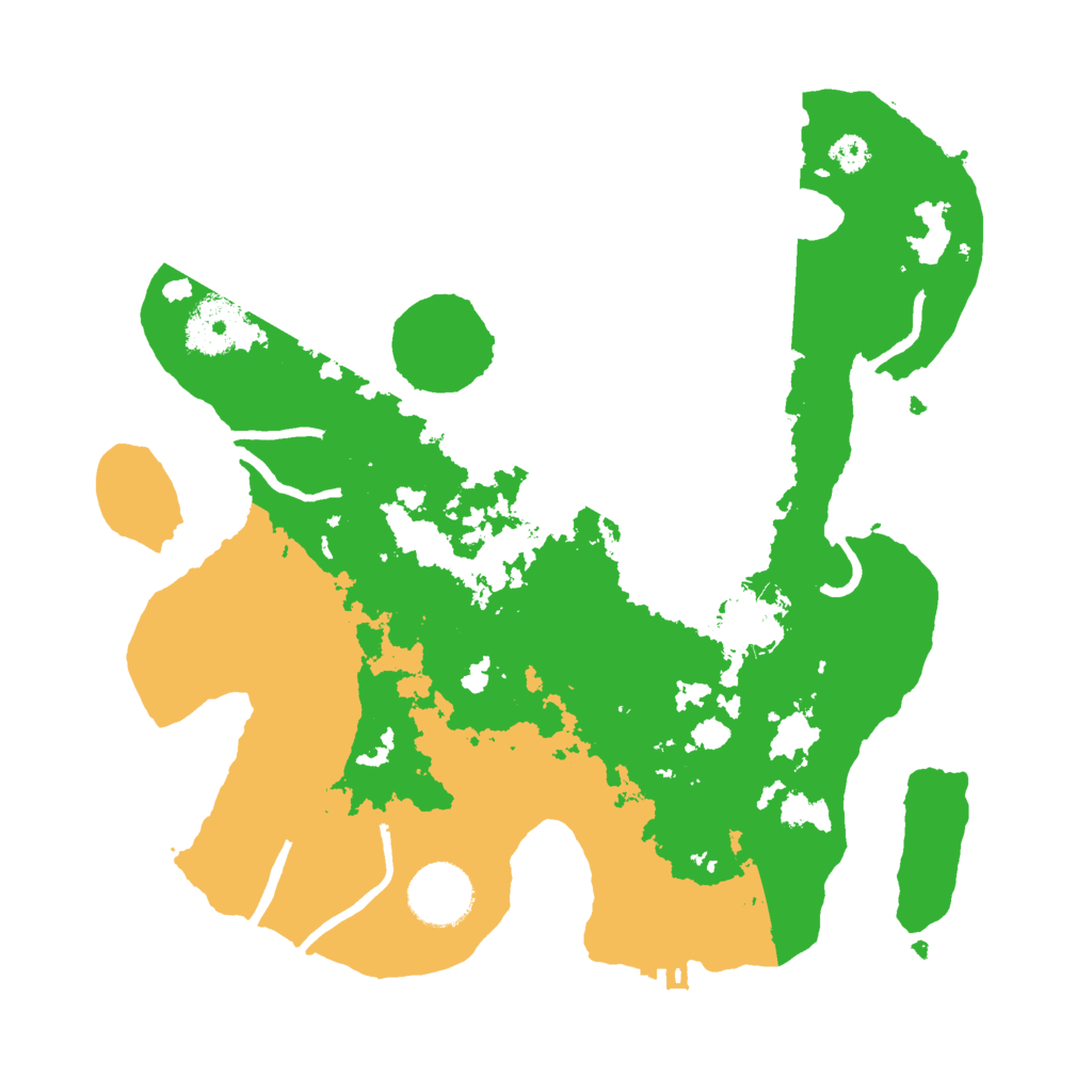 Biome Rust Map: Procedural Map, Size: 3000, Seed: 621111516