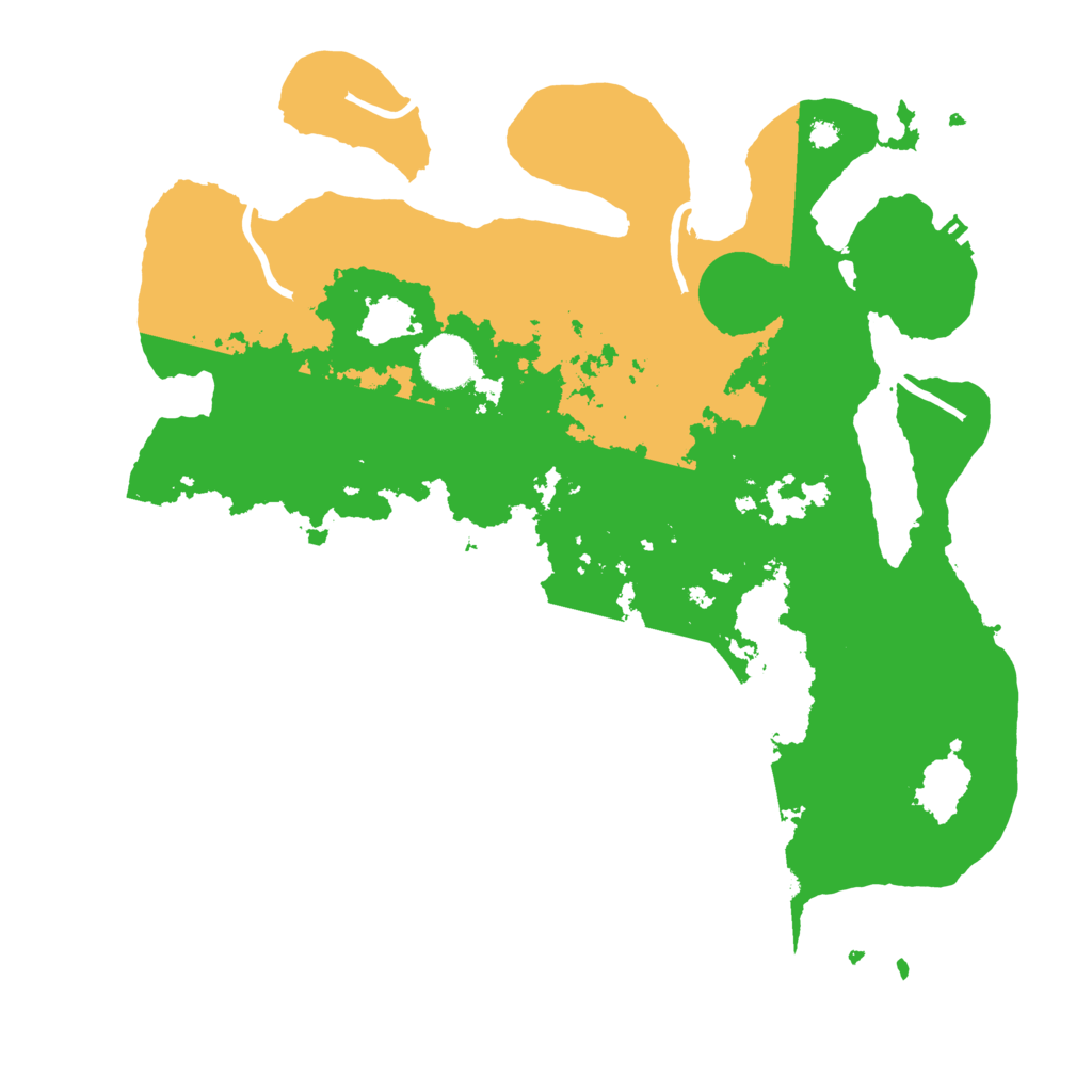 Biome Rust Map: Procedural Map, Size: 3500, Seed: 1185572