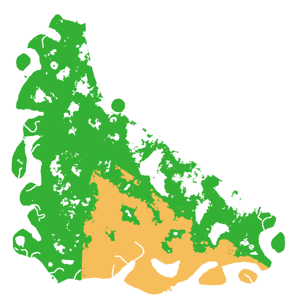 Biome Rust Map: Procedural Map, Size: 6000, Seed: 215487