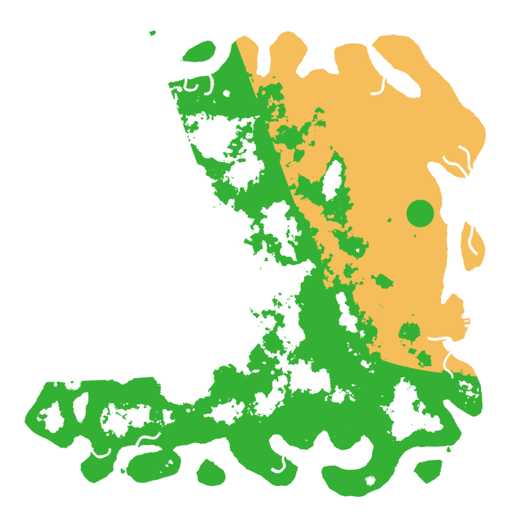 Biome Rust Map: Procedural Map, Size: 5000, Seed: 225492