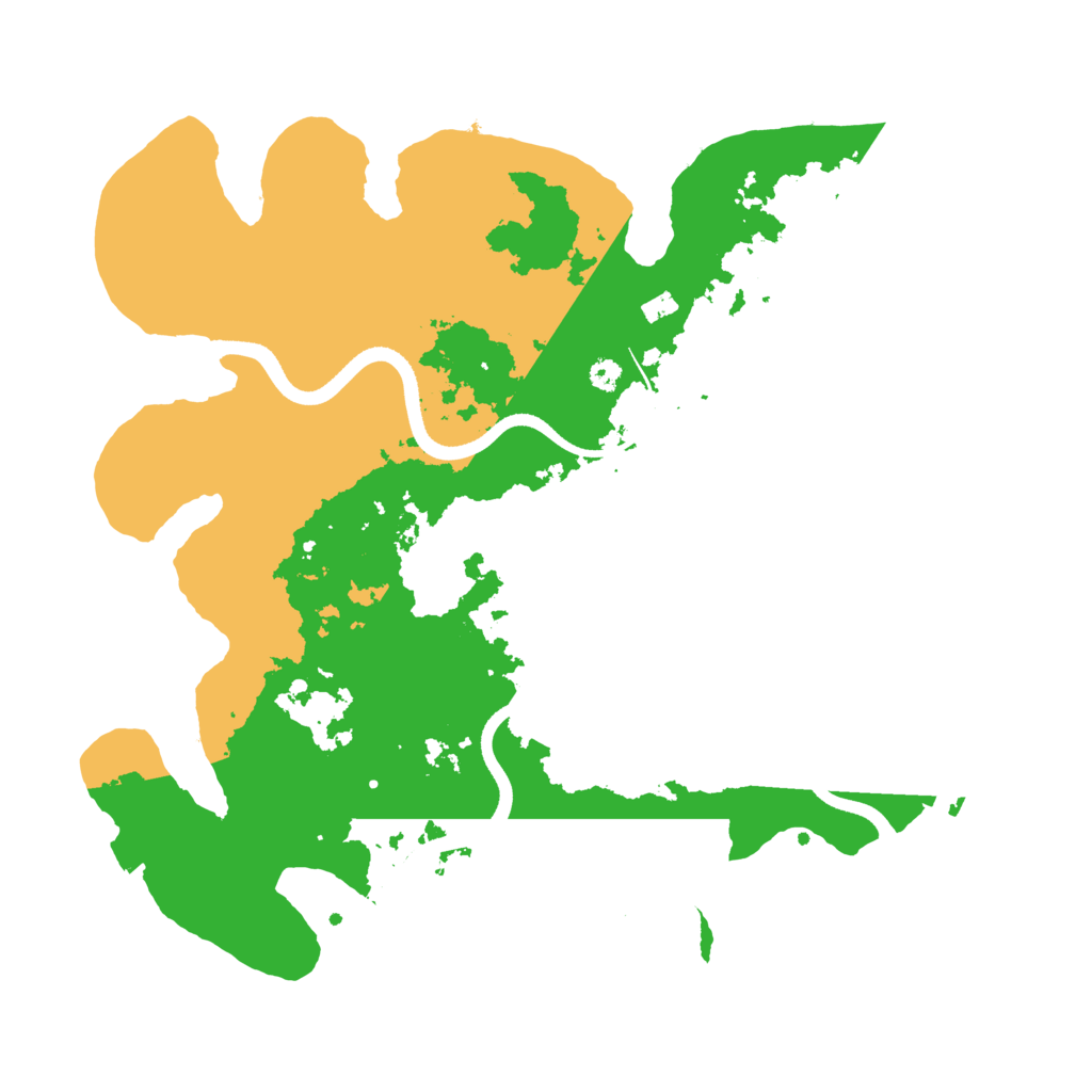 Biome Rust Map: Procedural Map, Size: 3500, Seed: 5372471