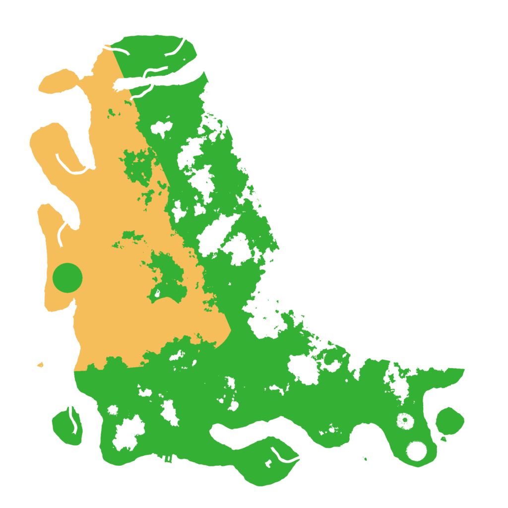Biome Rust Map: Procedural Map, Size: 4500, Seed: 29134065