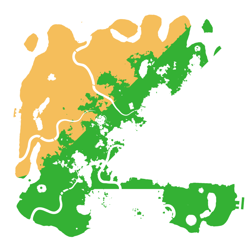 Biome Rust Map: Procedural Map, Size: 4250, Seed: 1115901295