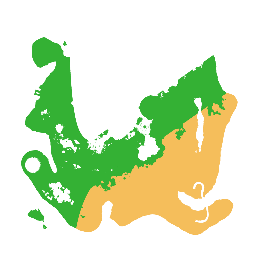 Biome Rust Map: Procedural Map, Size: 3000, Seed: 77825