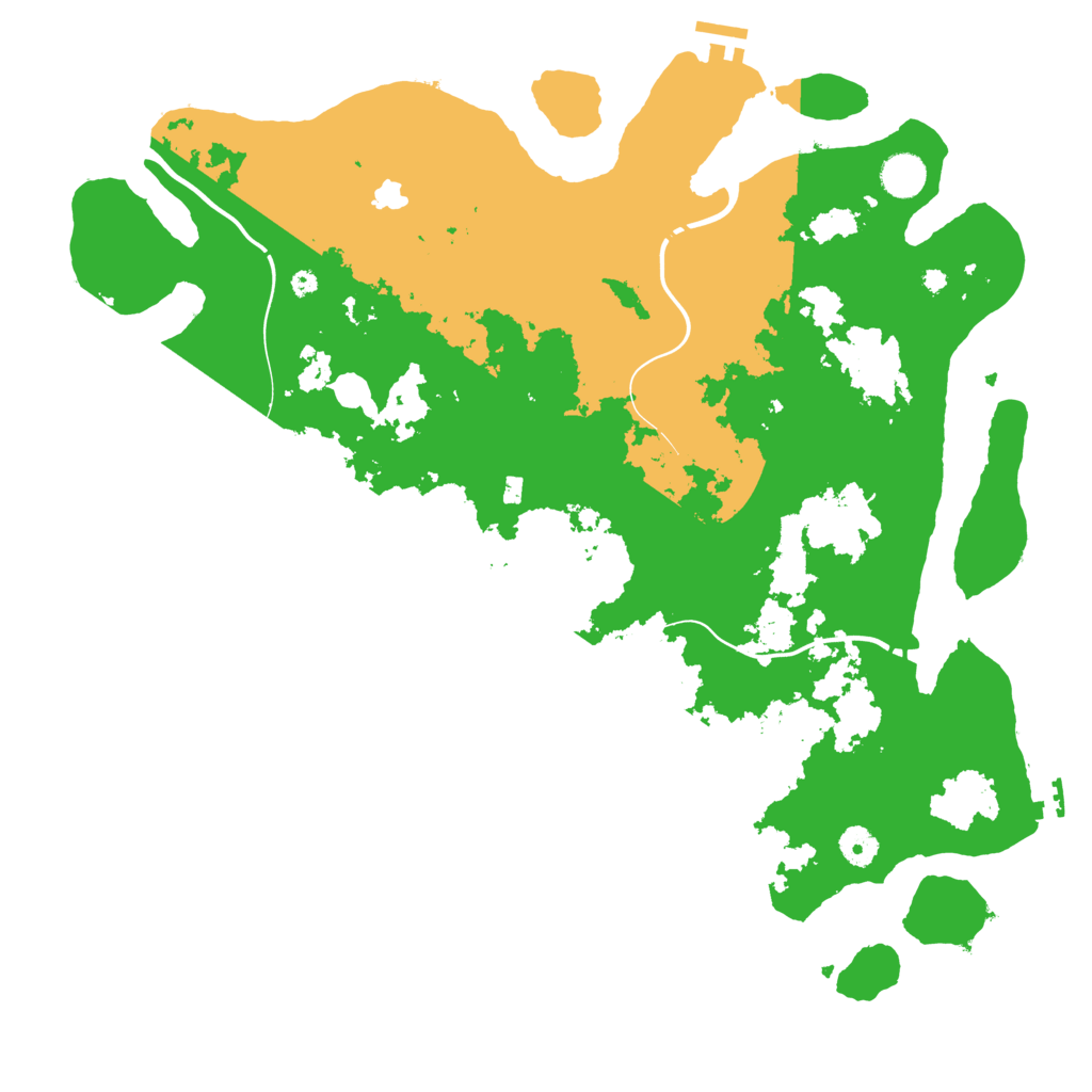 Biome Rust Map: Procedural Map, Size: 4250, Seed: 816494350