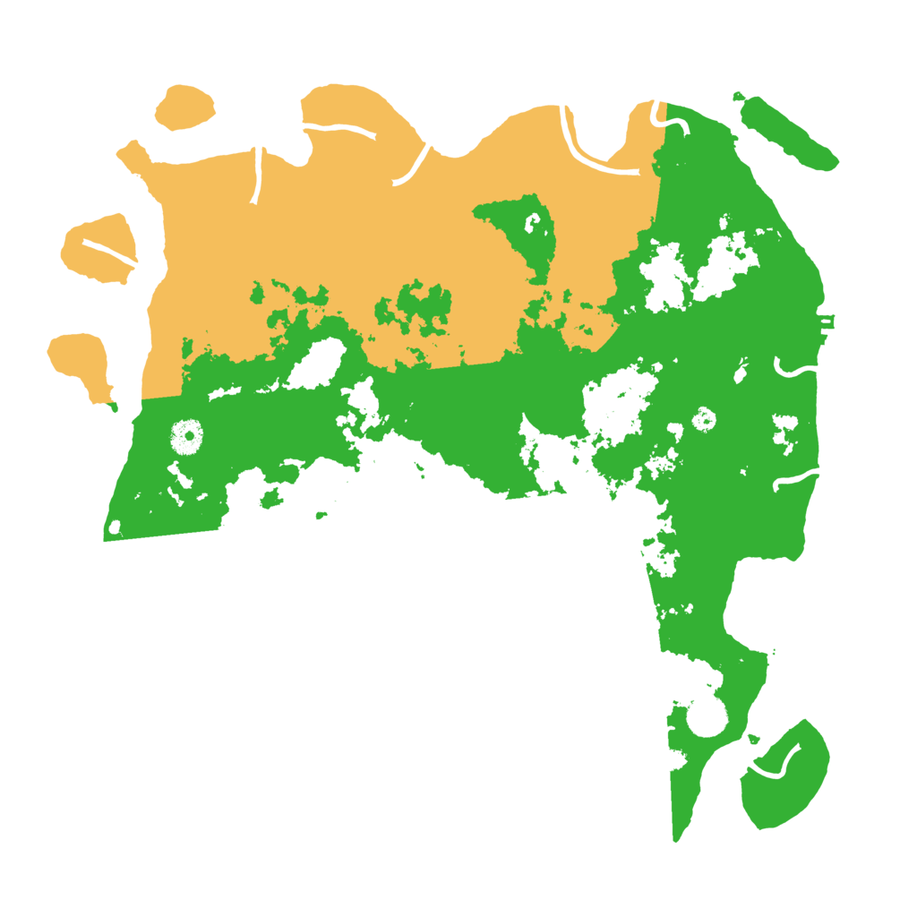 Biome Rust Map: Procedural Map, Size: 4000, Seed: 68340