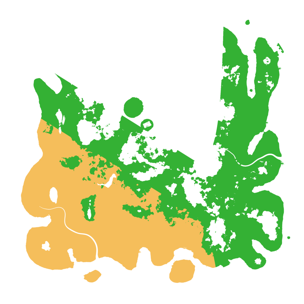 Biome Rust Map: Procedural Map, Size: 4300, Seed: 1423601977