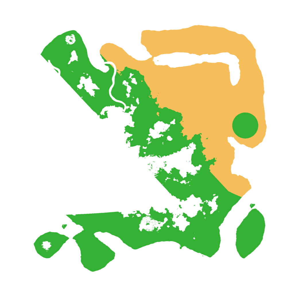 Biome Rust Map: Procedural Map, Size: 3000, Seed: 954295424