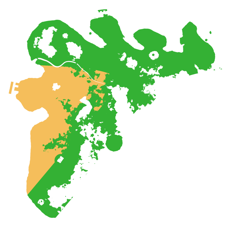 Biome Rust Map: Procedural Map, Size: 4000, Seed: 408427