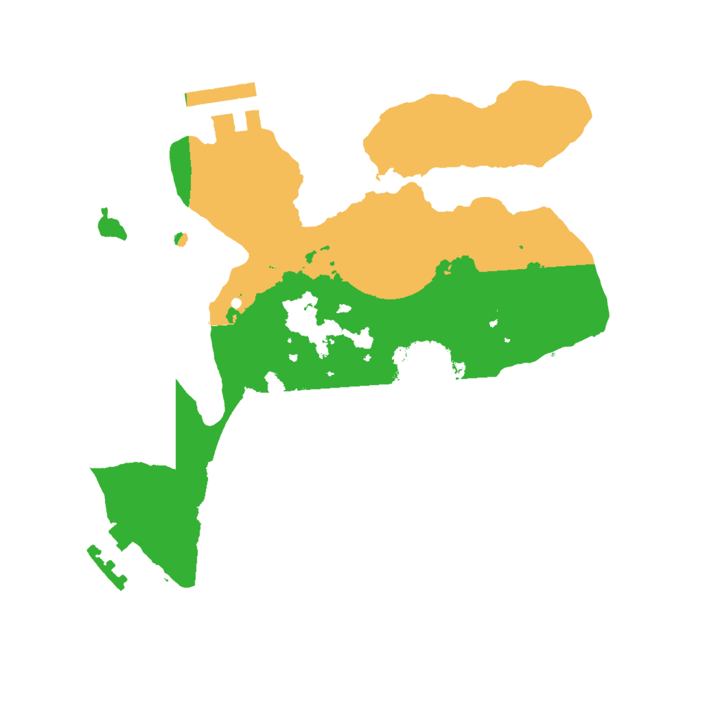 Biome Rust Map: Procedural Map, Size: 2000, Seed: 951646857