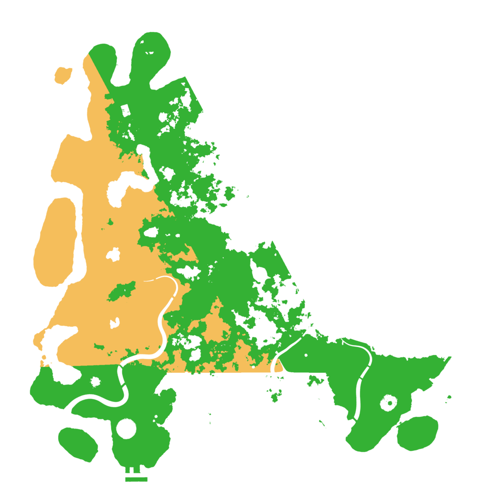 Biome Rust Map: Procedural Map, Size: 4550, Seed: 68548