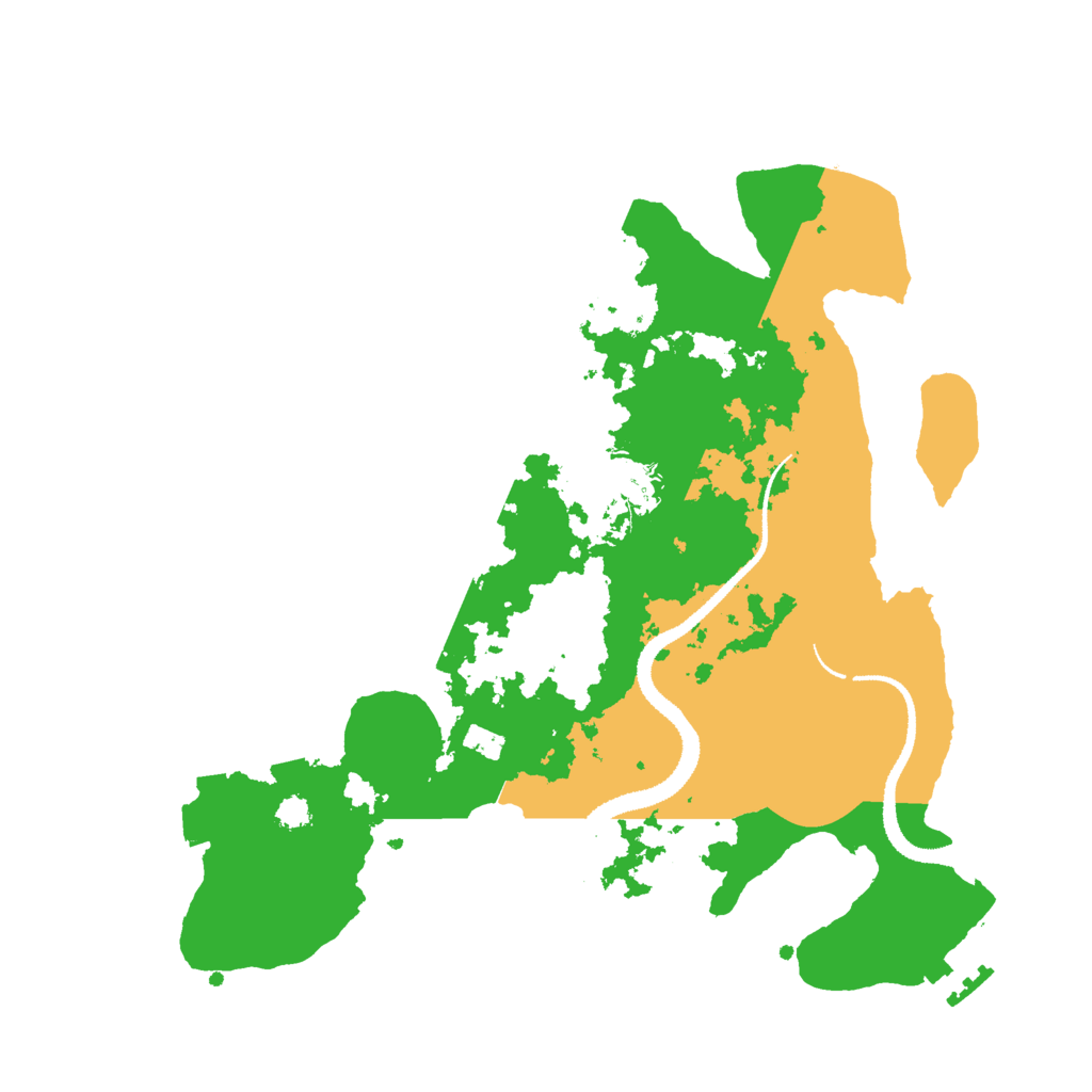 Biome Rust Map: Procedural Map, Size: 3000, Seed: 26850