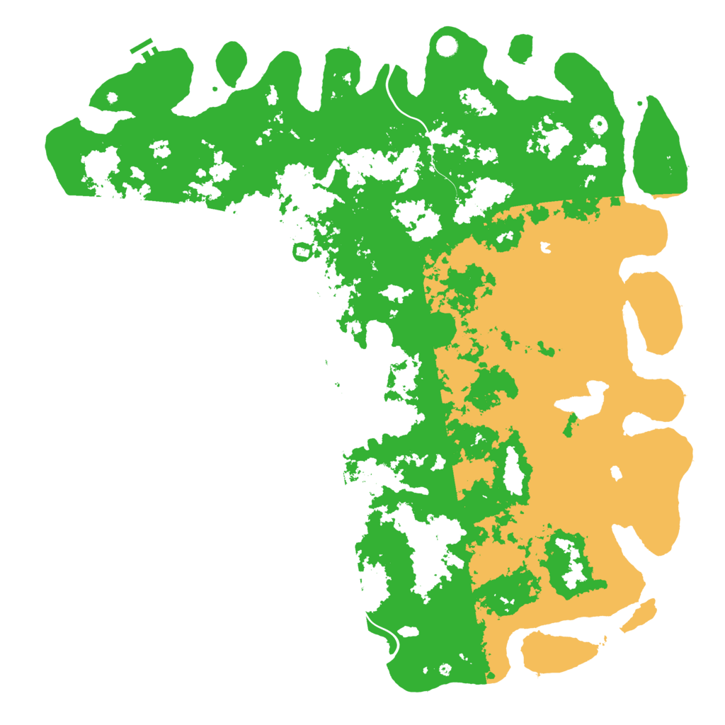 Biome Rust Map: Procedural Map, Size: 6000, Seed: 6061994