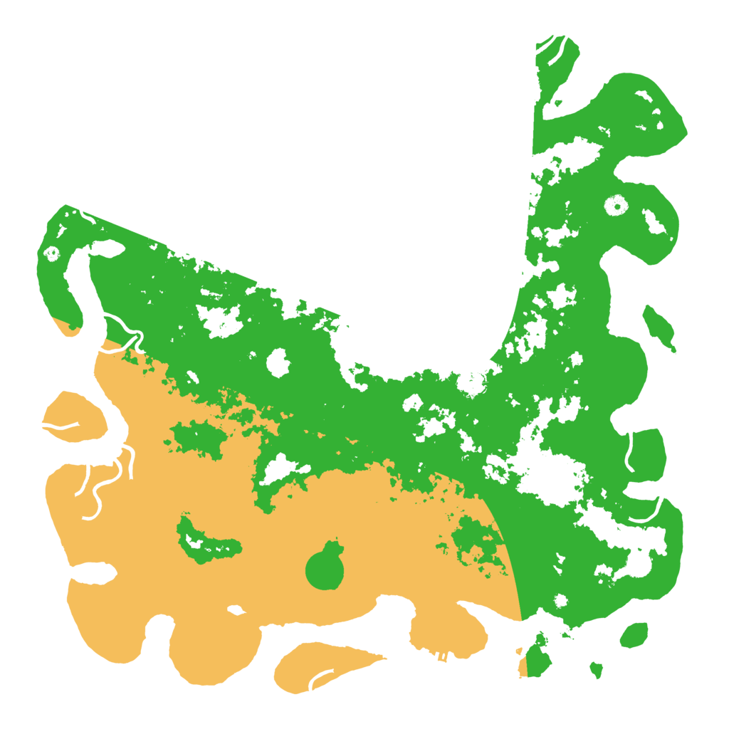 Biome Rust Map: Procedural Map, Size: 5000, Seed: 527