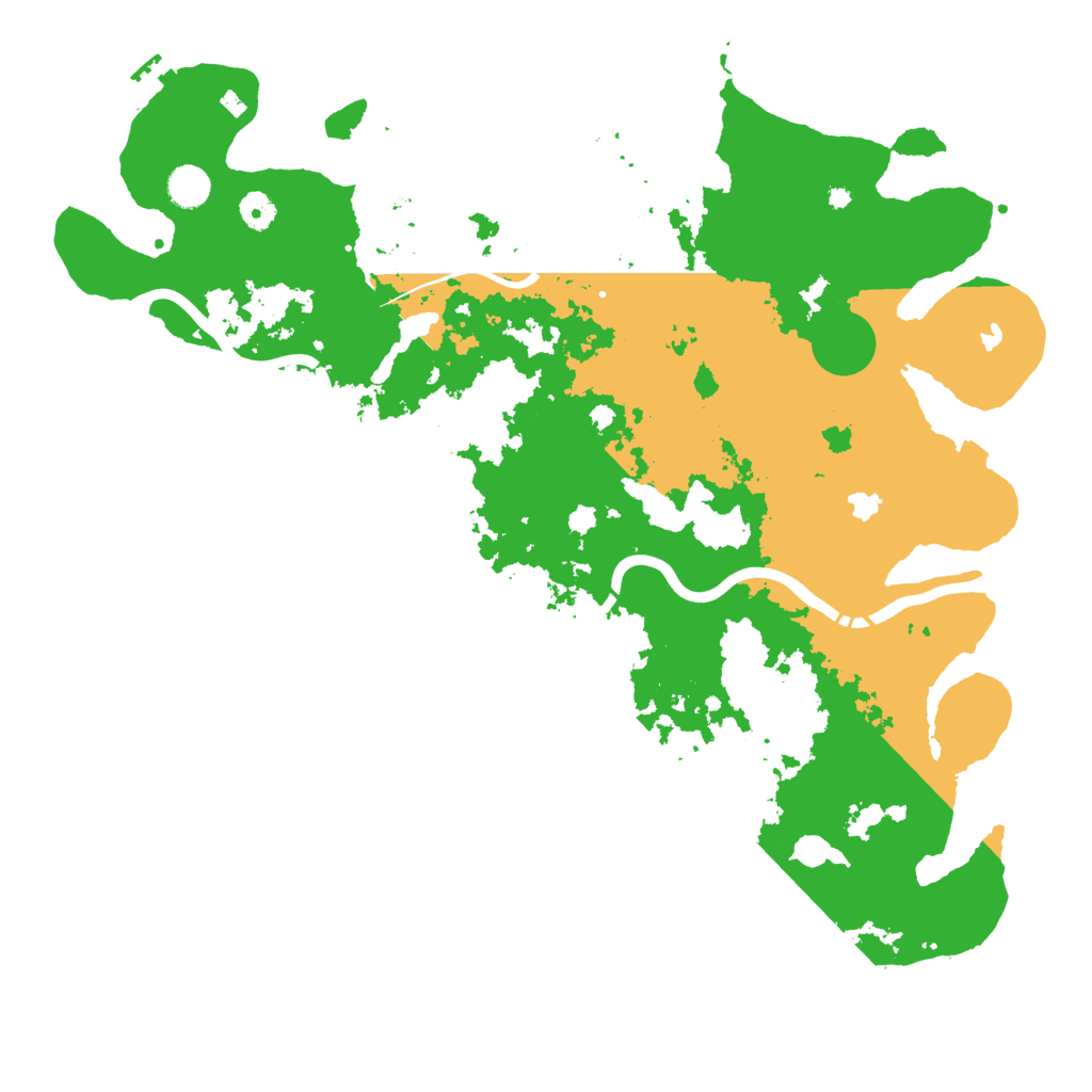 Biome Rust Map: Procedural Map, Size: 4500, Seed: 732293265