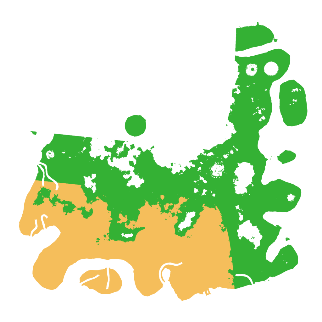 Biome Rust Map: Procedural Map, Size: 4050, Seed: 107458030