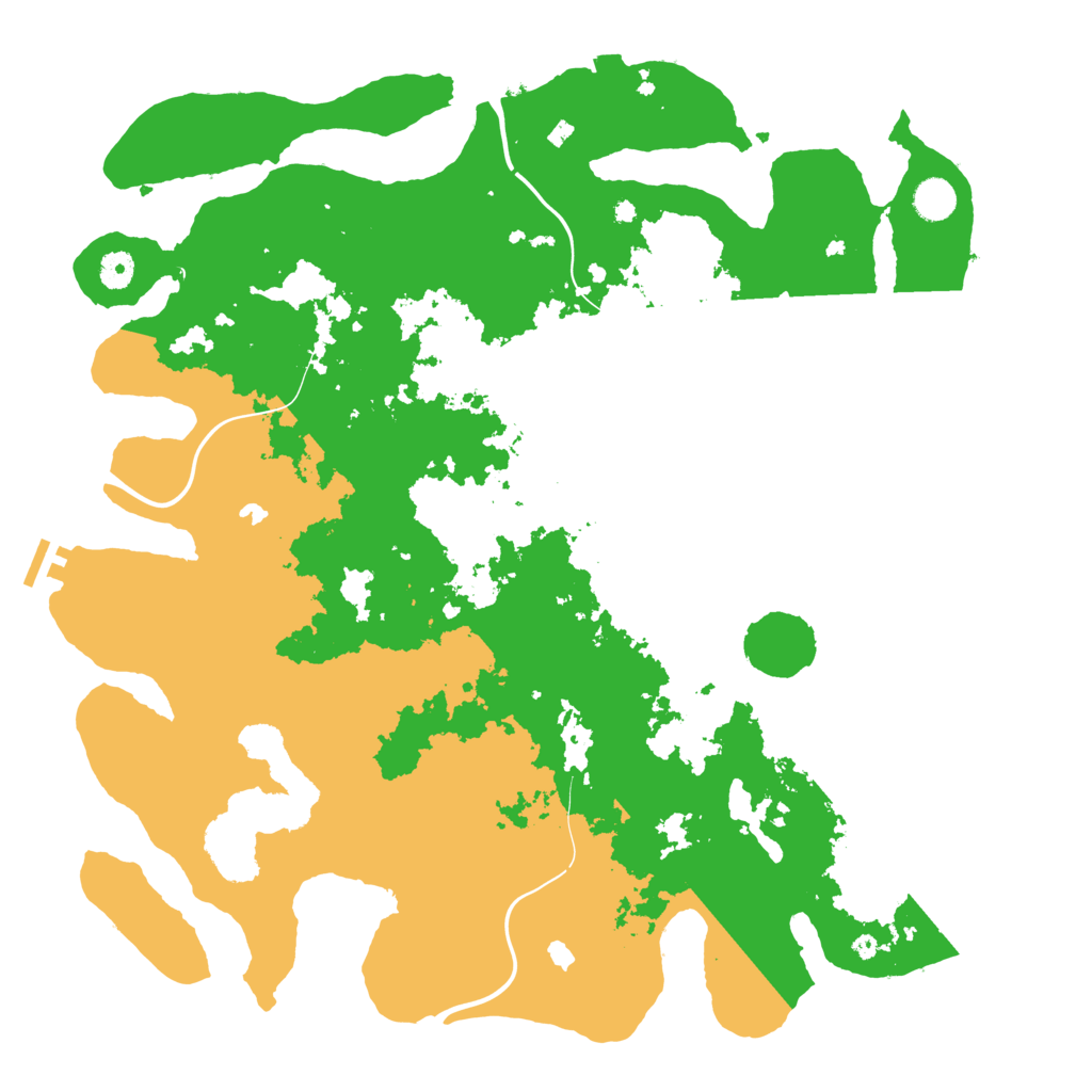 Biome Rust Map: Procedural Map, Size: 4500, Seed: 1865724727