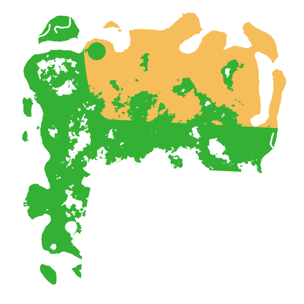 Biome Rust Map: Procedural Map, Size: 4500, Seed: 96598541