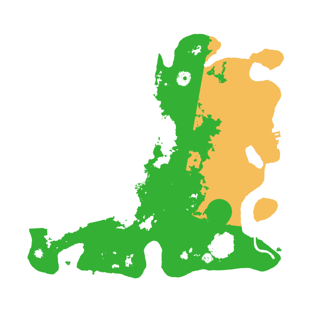Biome Rust Map: Procedural Map, Size: 3250, Seed: 1019386433