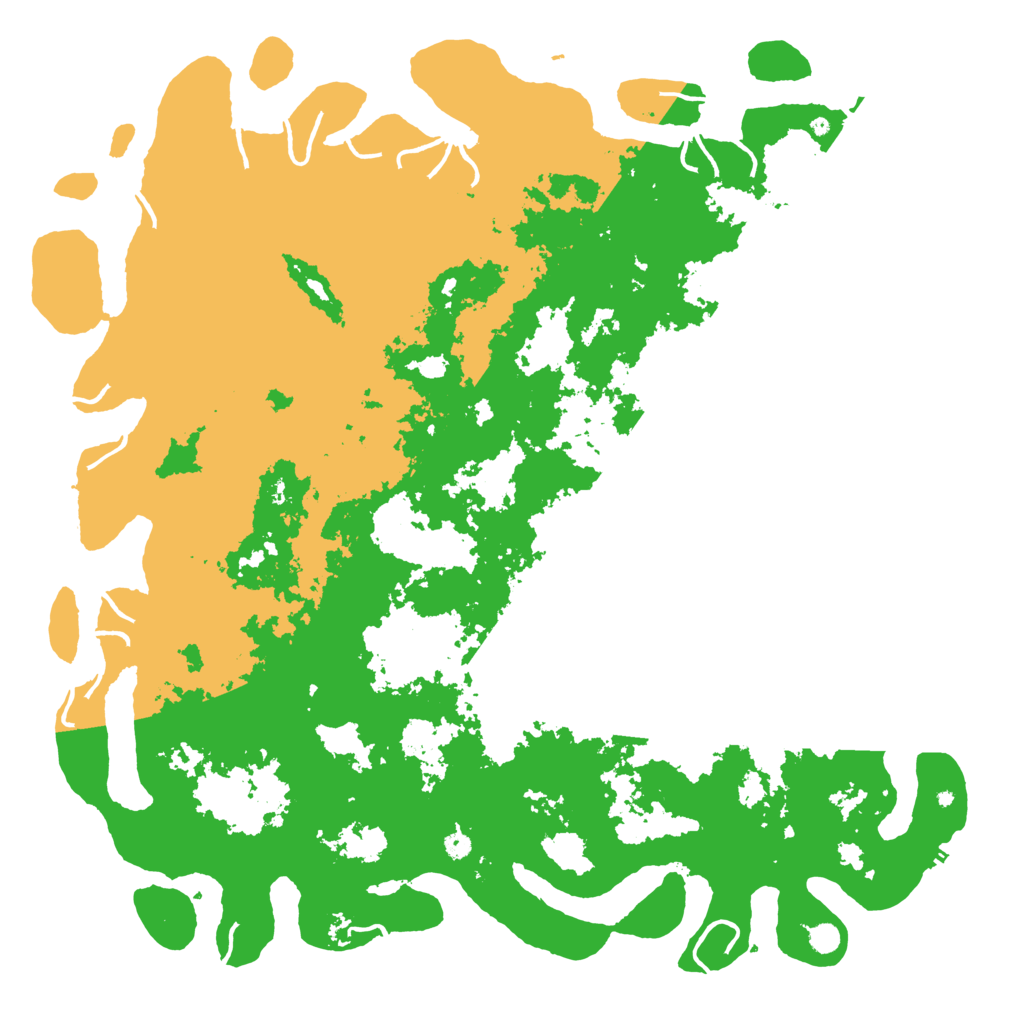 Biome Rust Map: Procedural Map, Size: 6000, Seed: 105305287