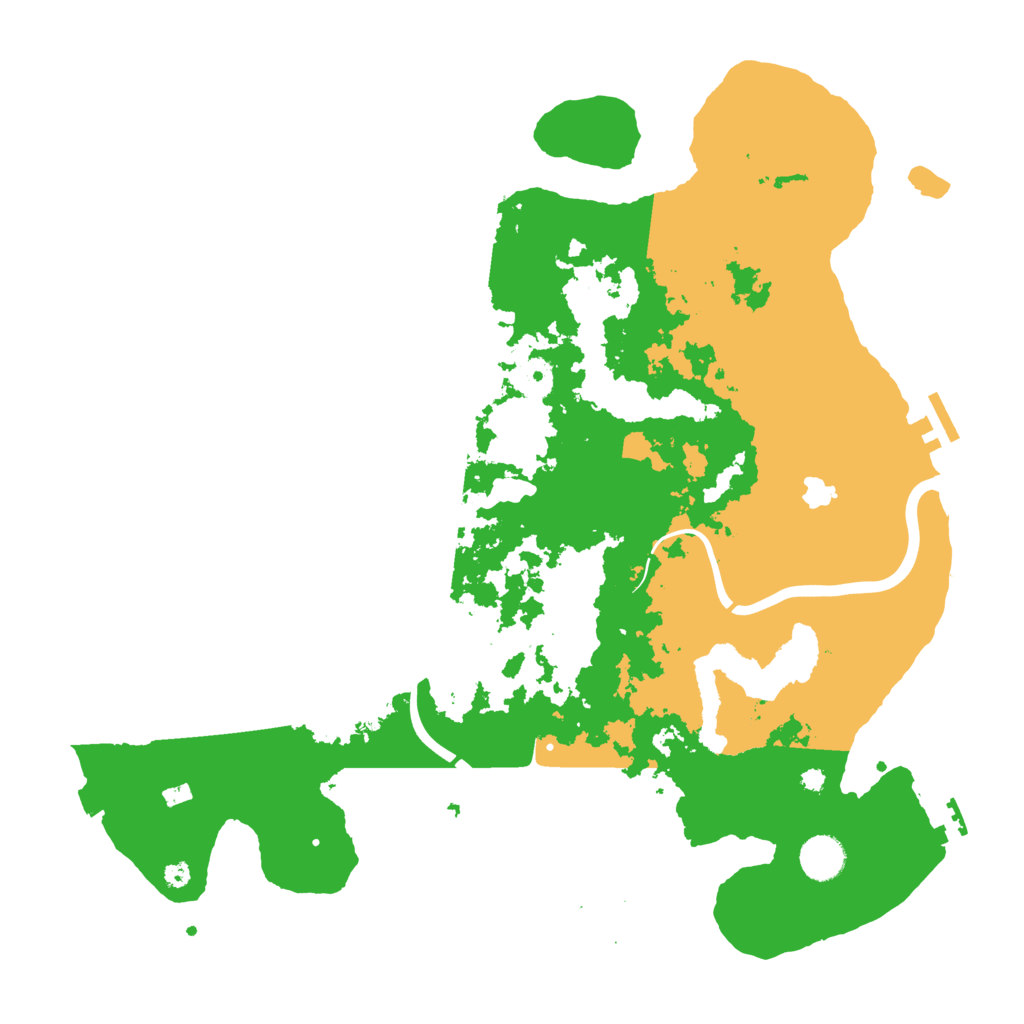 Biome Rust Map: Procedural Map, Size: 4000, Seed: 446275